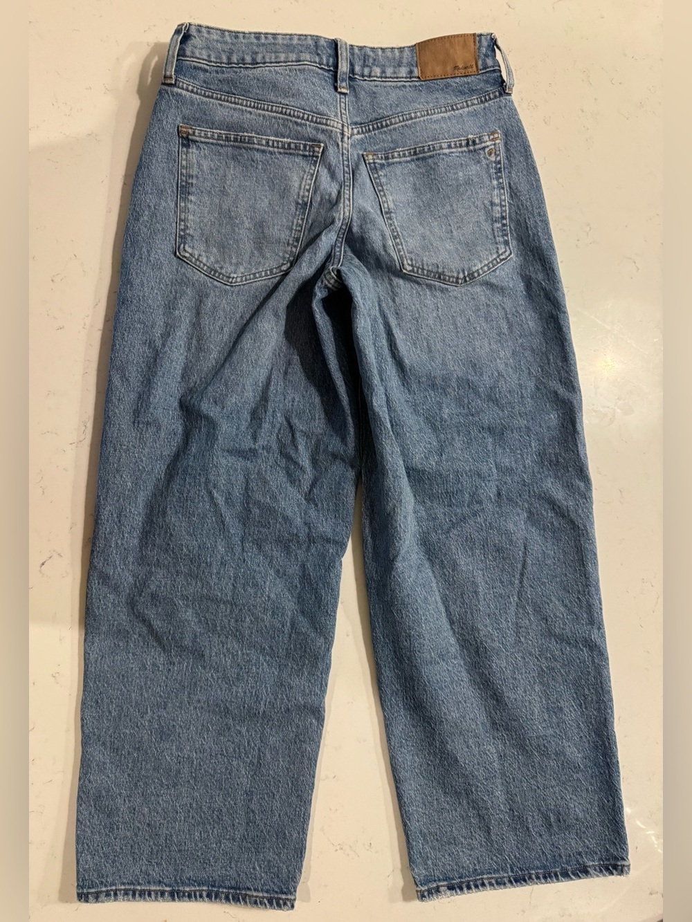 Madewell Curvy Perfect Vintage Wide Leg Crop Jeans 26P High Rise Denim - Picture 7 of 8